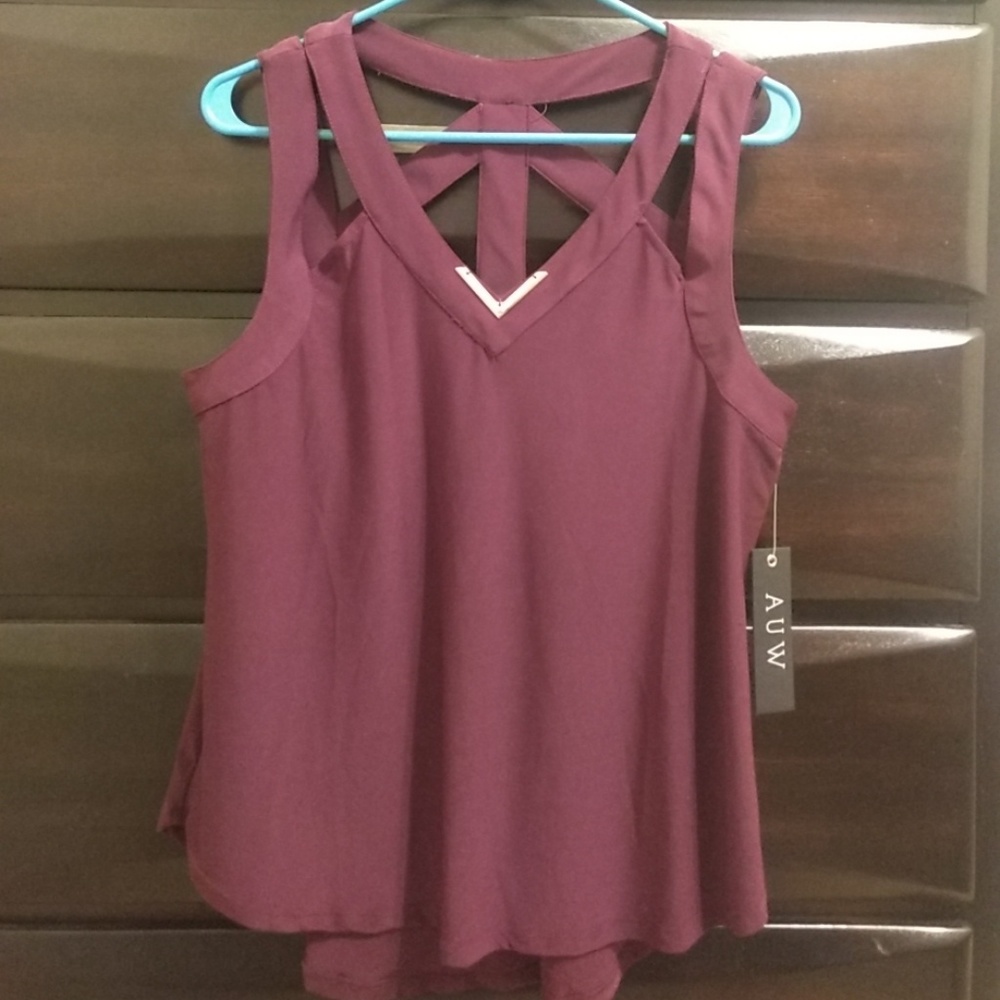 Purple tank top